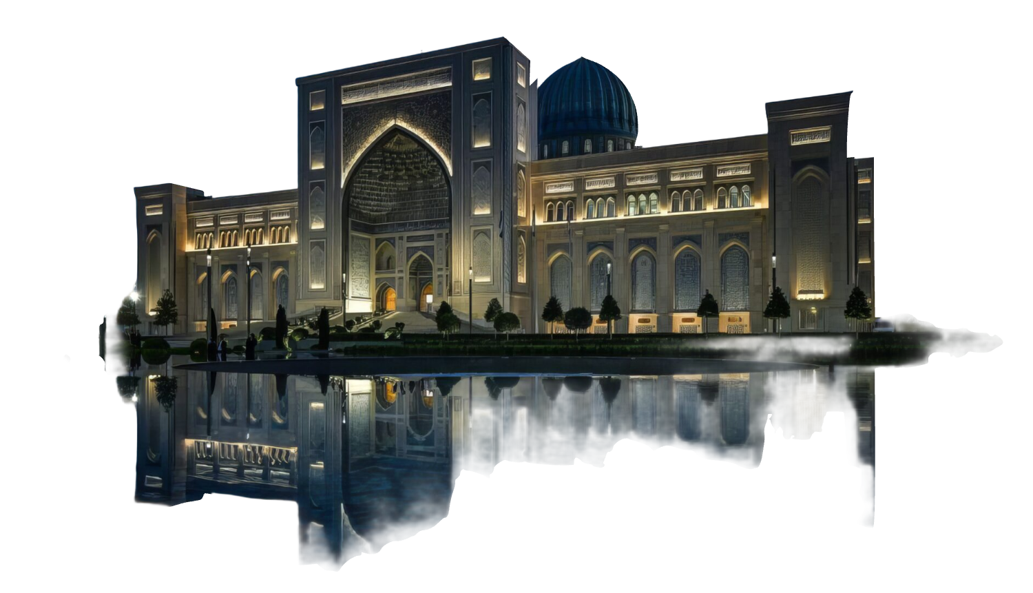 Tashkent Landmarks Sticker Pack — hazrati-imam-night-sticker