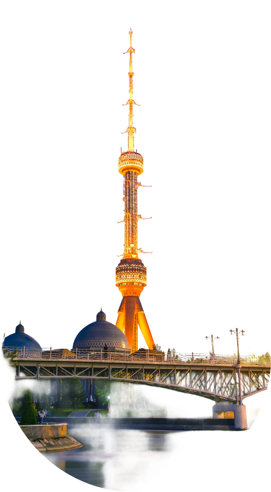 TV Tower & Bridge Sticker
