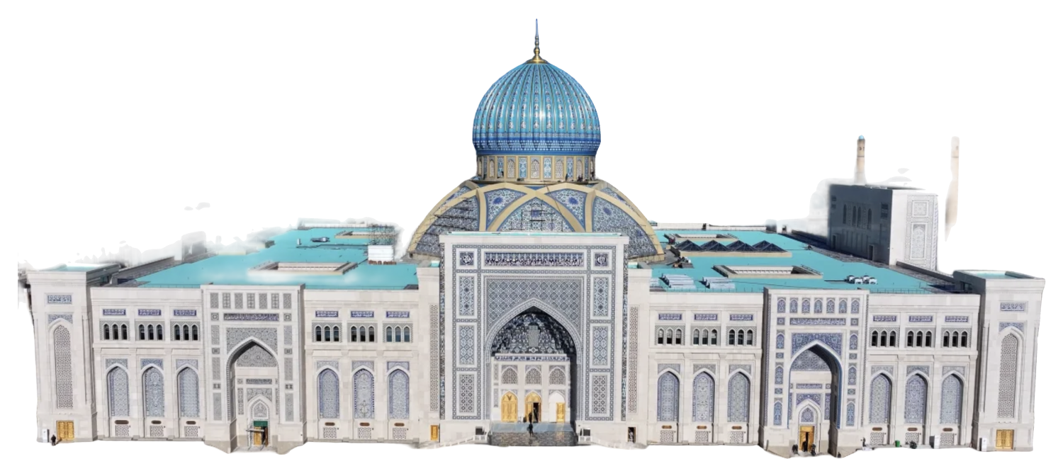 White Mosque Sticker
